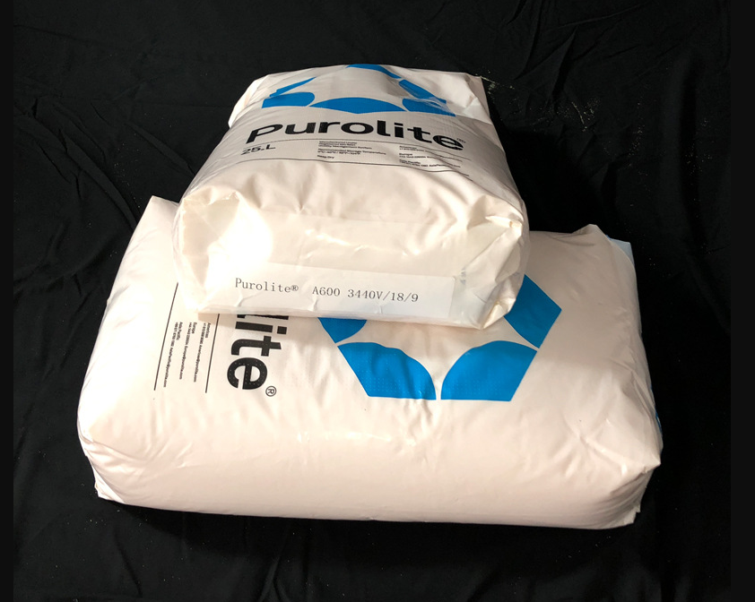 Purolite A600強堿性陰離子交換樹脂特點、更換脫礦樹脂